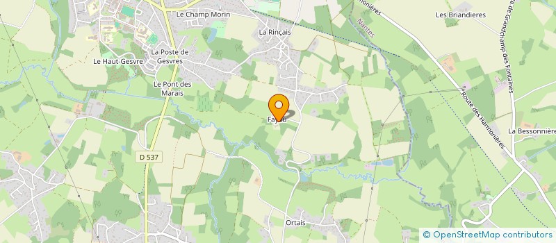 localisation de l'entreprise SCI MIMO  TREILLIERES