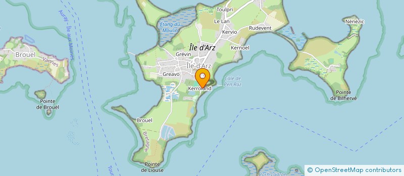 localisation de l'entreprise SCI MIMO & CHRIS  ILE-D'ARZ