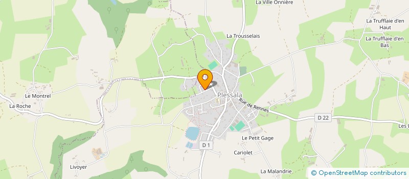 localisation de l'entreprise SCI MIMOLO à LE MENE