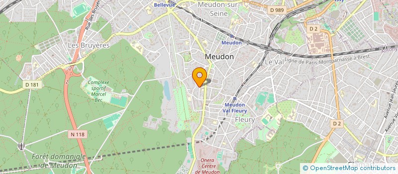 localisation de l'entreprise SCI MIMOSA à MEUDON