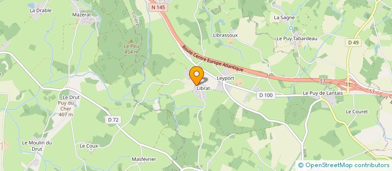 localisation de l'entreprise SCI MIMOSA  LIZIERES