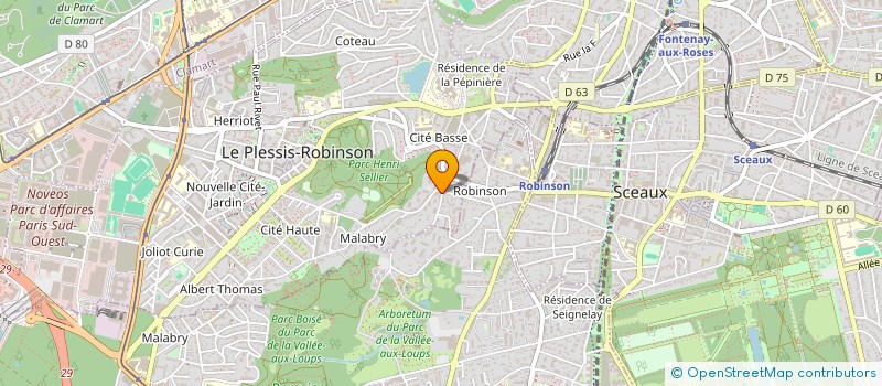 localisation de l'entreprise SCI MIMOSA à LE PLESSIS-ROBINSON