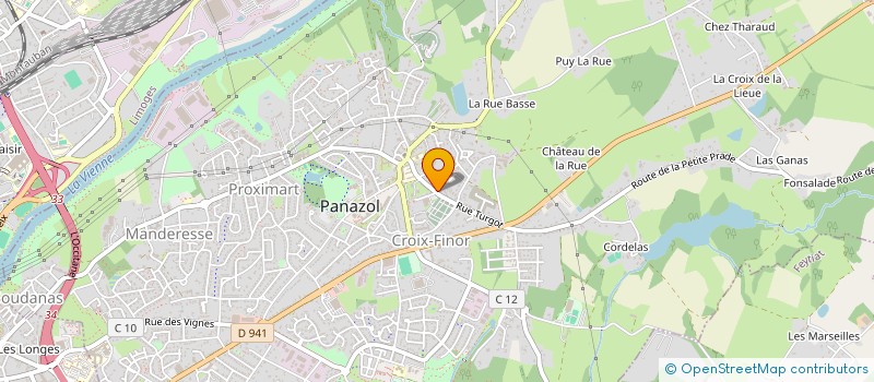 localisation de l'entreprise SCI MIMOSA à PANAZOL