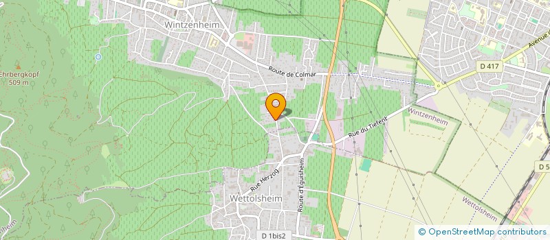 localisation de l'entreprise SCI MIMOSA  WINTZENHEIM