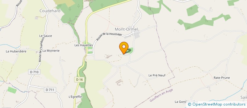 localisation de l'entreprise SCI MIMOSA à GOUFFERN EN AUGE