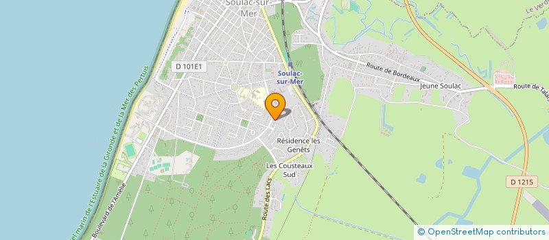 localisation de l'entreprise SCI MIMOSA  SOULAC-SUR-MER