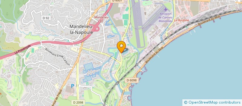 localisation de l'entreprise SCI MIMOSA à MANDELIEU-LA-NAPOULE