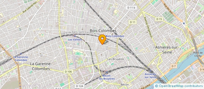localisation de l'entreprise SCI MIMOSA à BOIS-COLOMBES