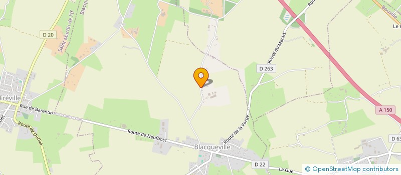 localisation de l'entreprise SCI MIMOSA  BLACQUEVILLE