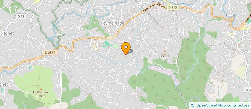 localisation de l'entreprise SCI MIMOSA  PEYMEINADE