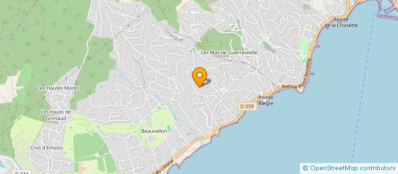 localisation de l'entreprise SCI MIMOSAS à GRIMAUD