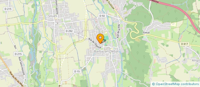 localisation de l'entreprise SCI MIMOSAS  BARBAZAN-DEBAT