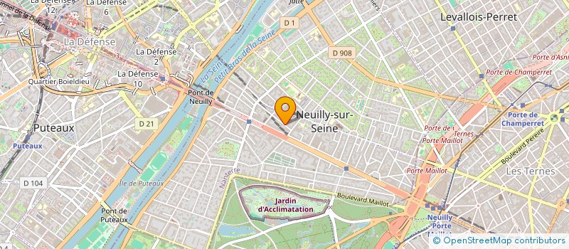 localisation de l'entreprise SCI MIMOSAS à NEUILLY-SUR-SEINE