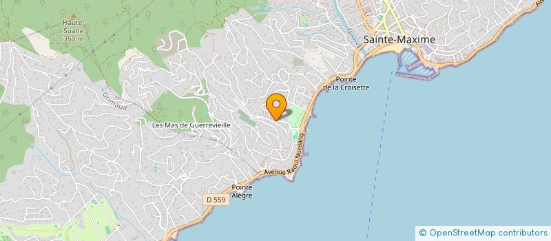 localisation de l'entreprise SCI MIMOSAS à SAINTE-MAXIME