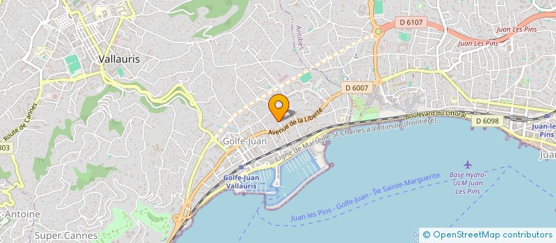 localisation de l'entreprise SCI MIMOSAS  VALLAURIS