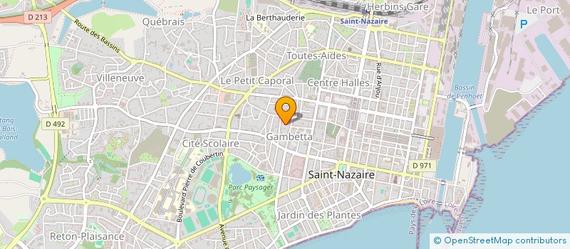 localisation de l'entreprise SCI MIMOSE  SAINT-NAZAIRE