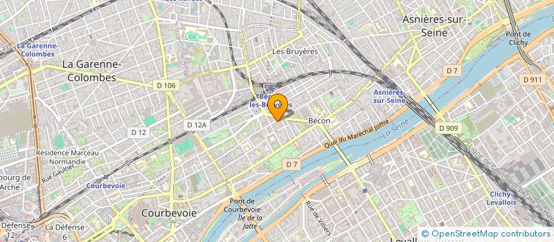 localisation de l'entreprise SCI MIMOU à COURBEVOIE