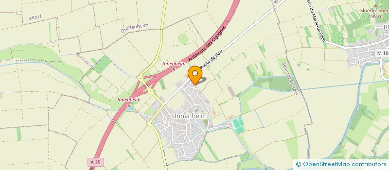 localisation de l'entreprise SCI MIMOVET  INNENHEIM