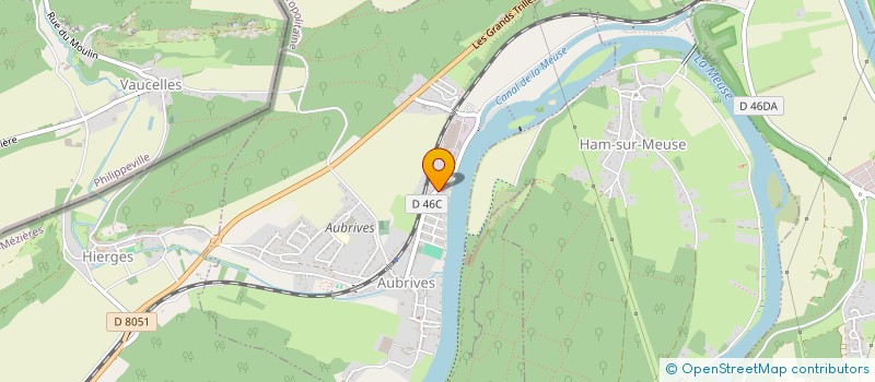 localisation de l'entreprise SCI  MIN  AUBRIVES