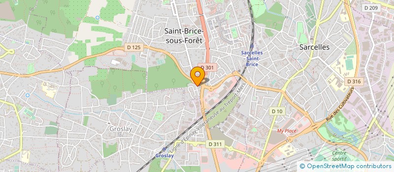 localisation de l'entreprise SCI MIN LIE à SAINT-BRICE-SOUS-FORET