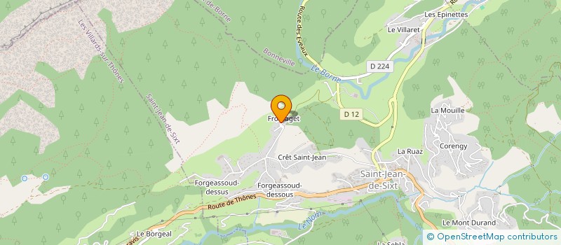 localisation de l'entreprise SCI MIN T'CHIO FIEU  SAINT-JEAN-DE-SIXT