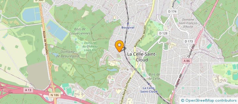 localisation de l'entreprise SCI MINA 1  LA CELLE-SAINT-CLOUD