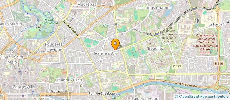 localisation de l'entreprise SCI MINA à RENNES