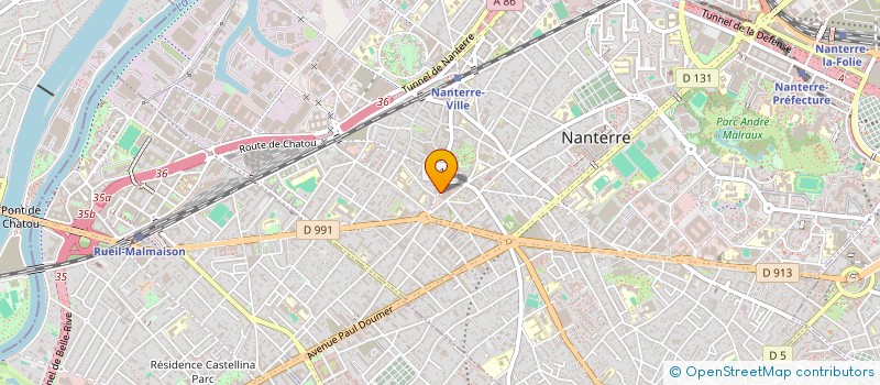 localisation de l'entreprise SCI MINA  NANTERRE