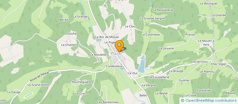 localisation de l'entreprise SCI MINA à FLEURAC