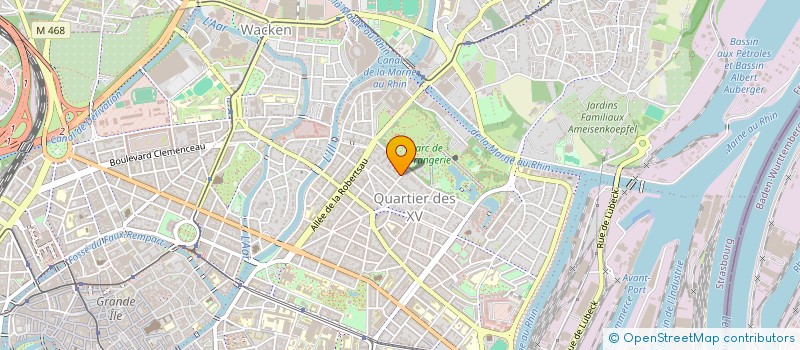 localisation de l'entreprise SCI MINA  STRASBOURG