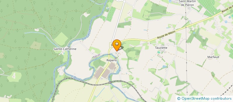 localisation de l'entreprise SCI MINA  NERAC