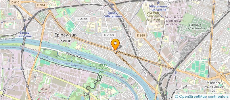 localisation de l'entreprise SCI MINA à EPINAY-SUR-SEINE