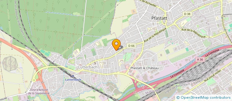 localisation de l'entreprise SCI MINA  LUTTERBACH