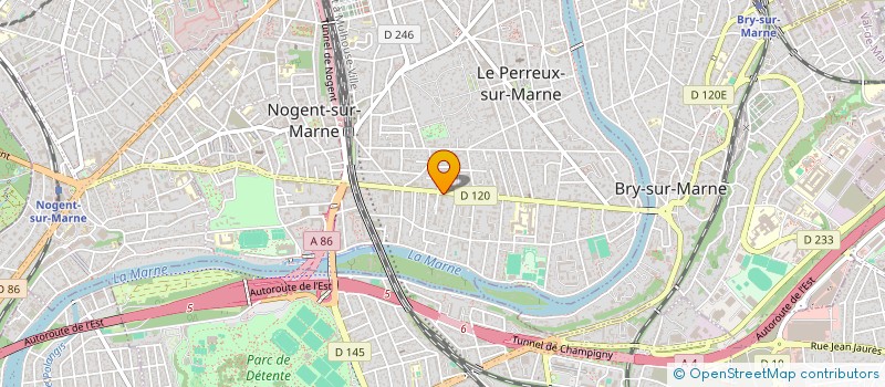 localisation de l'entreprise SCI MINA à LE PERREUX-SUR-MARNE