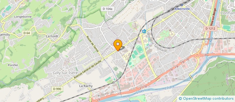 localisation de l'entreprise SCI MINAEL  ALBERTVILLE