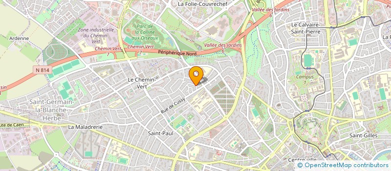 localisation de l'entreprise SCI MINAETROMAIN à CAEN