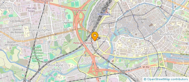 localisation de l'entreprise SCI MINAKA  STRASBOURG