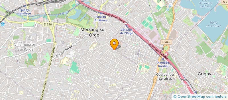 localisation de l'entreprise SCI MINALY à MORSANG-SUR-ORGE