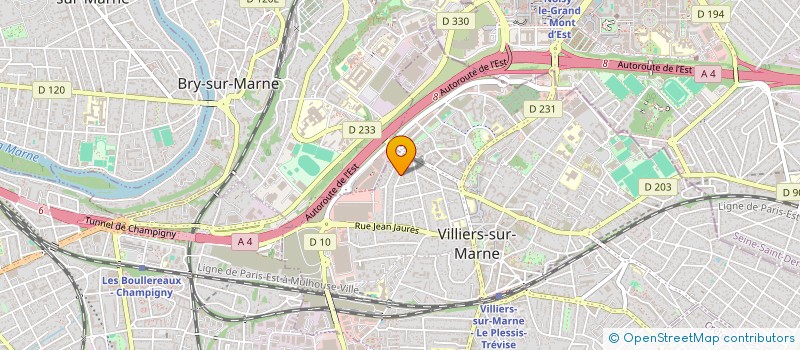 localisation de l'entreprise SCI  MINAMJA  VILLIERS-SUR-MARNE