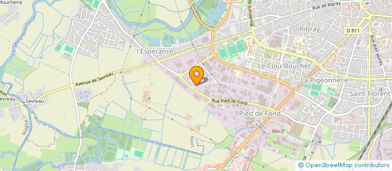 localisation de l'entreprise SCI MINAPA à NIORT