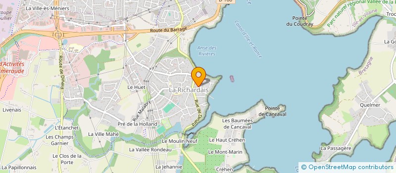 localisation de l'entreprise SCI MINARD ET FILS  LA RICHARDAIS