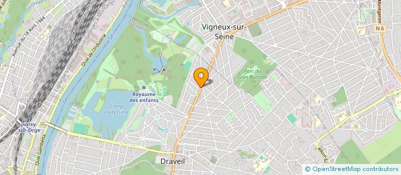 localisation de l'entreprise SCI MINAROY à DRAVEIL
