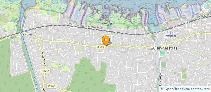 localisation de l'entreprise SCI MINART  GUJAN-MESTRAS