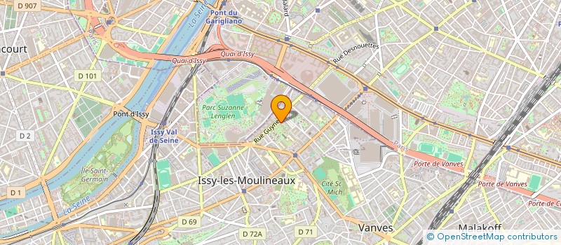 localisation de l'entreprise SCI MINAS à ISSY-LES-MOULINEAUX