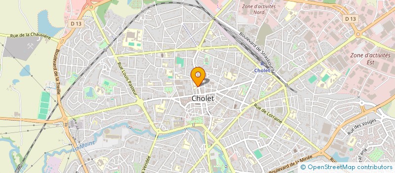 localisation de l'entreprise SCI MINAT à CHOLET