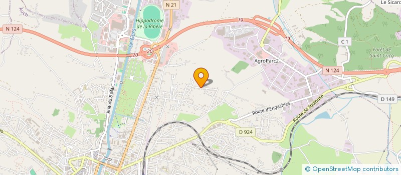 localisation de l'entreprise SCI MINAULT-VALADIE  AUCH