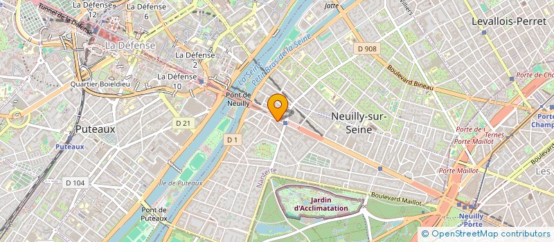 localisation de l'entreprise SCI MINAVA à NEUILLY-SUR-SEINE
