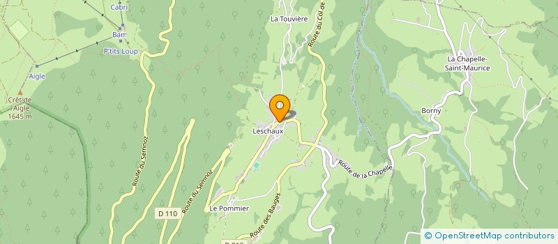 localisation de l'entreprise SCI MINAVI  LESCHAUX