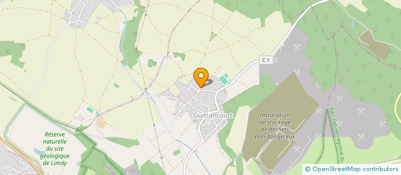 localisation de l'entreprise SCI MINE 2  GUITRANCOURT