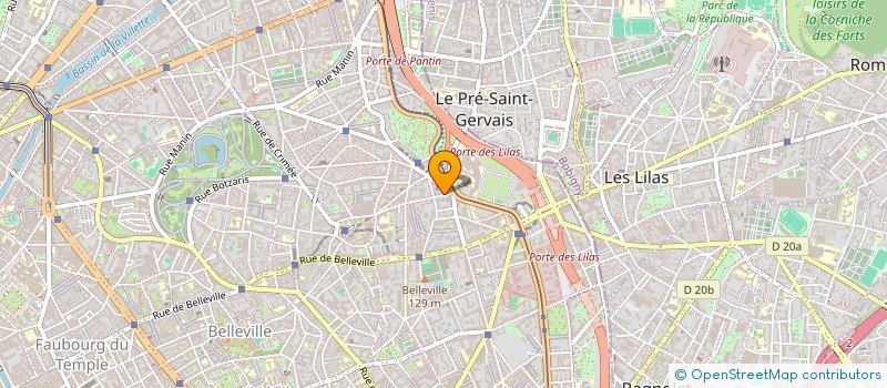 localisation de l'entreprise SCI MINE à LES LILAS